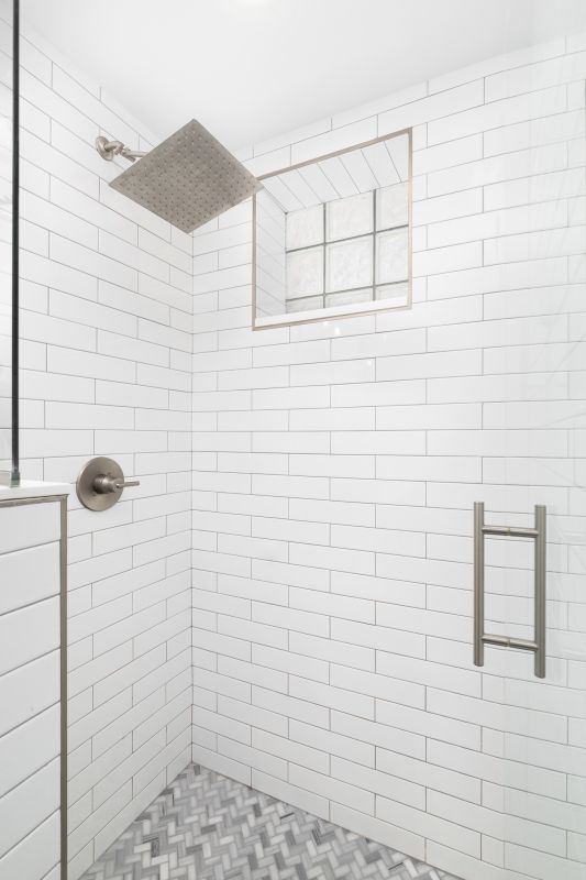 Tile Patterned Shower Floor